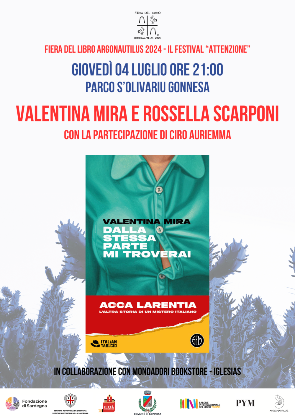 Locandina Evento Valentina Mira Gonnesa 04 luglio 2024